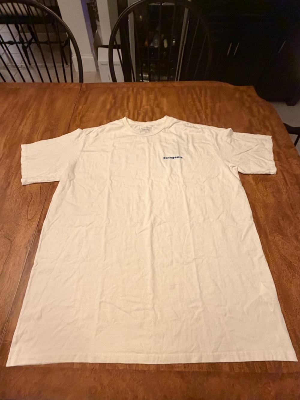 PATAGONIA men’s CTA Organic T-Shirt - ONLY EARTH UNDYED NATURAL - Picture 4 of 12
